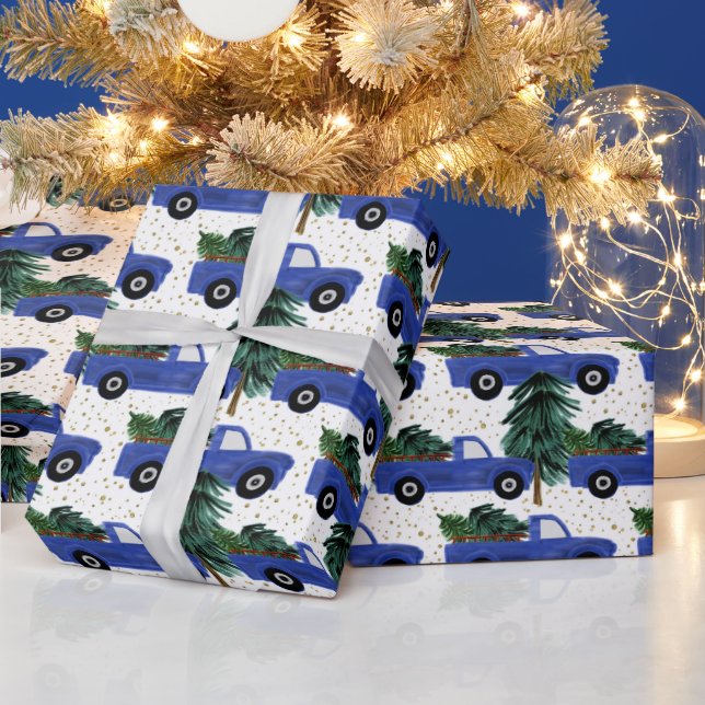 Kl. Land lastbil i party Presentpapper (Helgdagar)