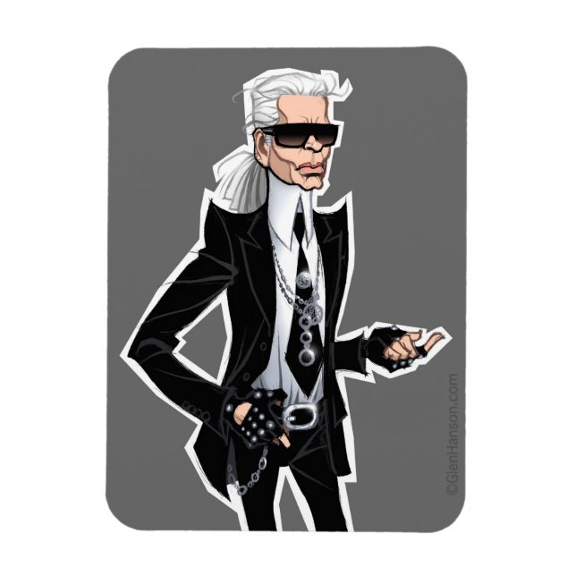 "KL" Premium Flexi Magnet av Glen Hanson (Vertikal)