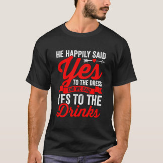 Klä för drycker Lgbtq Gay Sällskaps Bröllop Py Jäm T Shirt