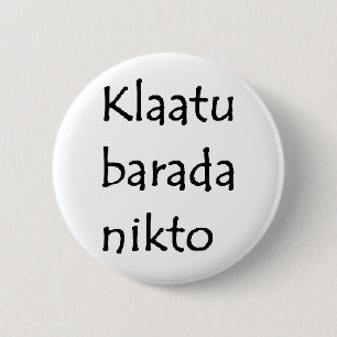 klaatu barada nikto knapp