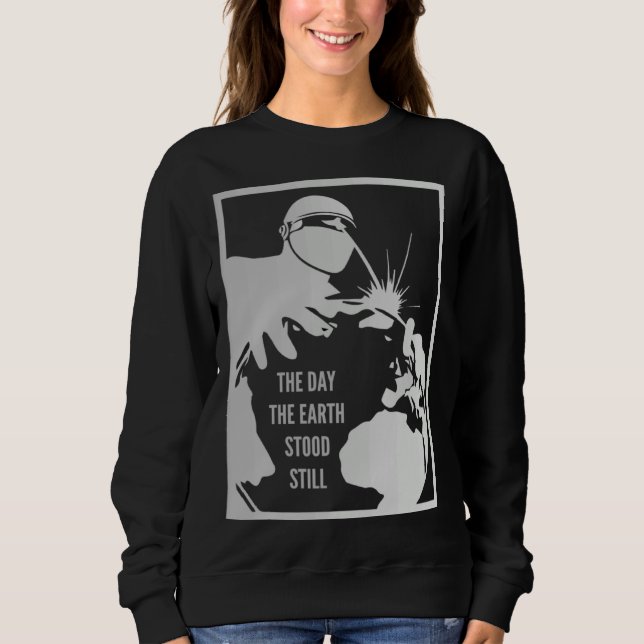 Klaatu Barada Nikto Robot Gort SciFi T Shirt (Framsida)