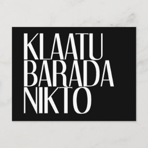 KLAATU BARADA NIKTO VYKORT