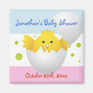Kläcka chickbaby showermagneten magnet