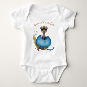 "Kläcka" dräkten för bebisemubebiset T Shirt