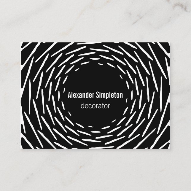 Kläcka virveln visitkort (Framsida)