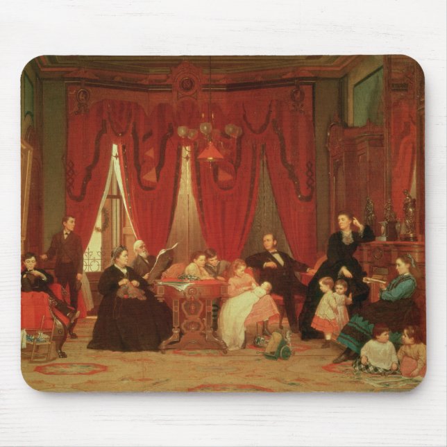Kläckafamiljen, 1870-71 musmatta (Framsidan)
