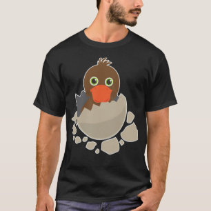 Kläckande Baby Anka Gravid  Funny Gift Idea svart T Shirt