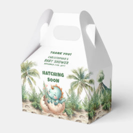 Kläckande snart Cute Dinosaur Baby Tack Box Presentaskar