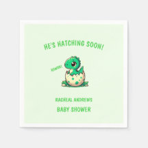 Kläckande snart dosinosaur Baby Shower Baby Shower
