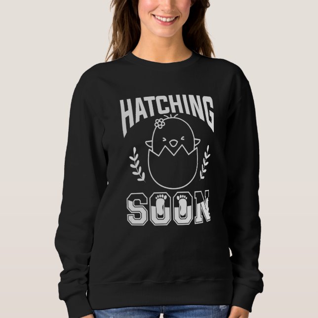 Kläckande snart Gravid Gender för avisering T Shirt (Framsida)