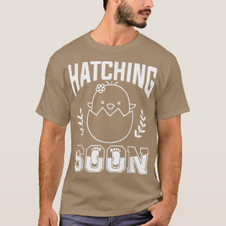 Kläckande snart Gravid Gender för avisering T Shirt