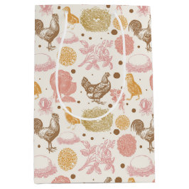 Kläckande soon Chicken-Blommönster