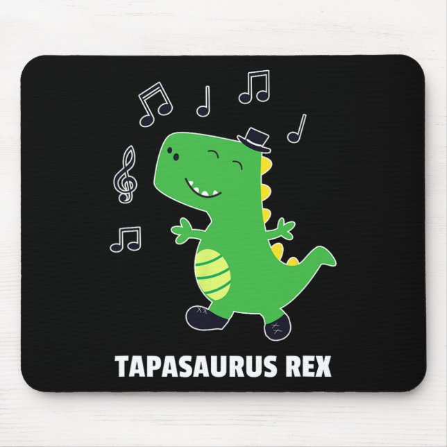 Klackdans -tapasaurus Rex-dinosaur Recital Present Musmatta (Framsidan)