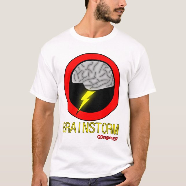 Kläckning av ideer - manar vit t-shirt (Framsida)
