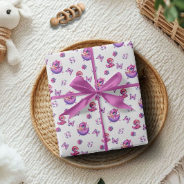 Kläckning snart Baby Cute Dinosaur Baby Shower Presentpapper