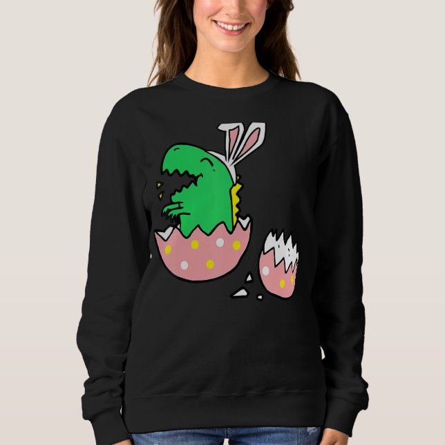 Kläckning till Rex Bunny Öron Påsk för lärare T Shirt (Framsida)