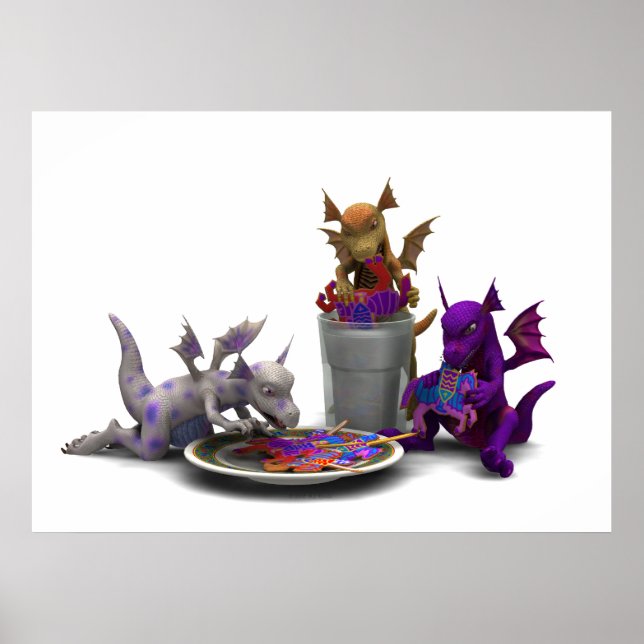 Kläckor: Cookies & Mjölk Poster (Framsidan)