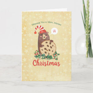 Kläcksäck julkaka bakverk helgkort