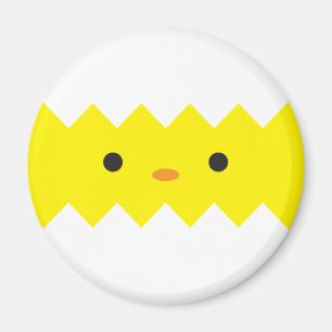 Kläckt Chick, kantstreck Magnet