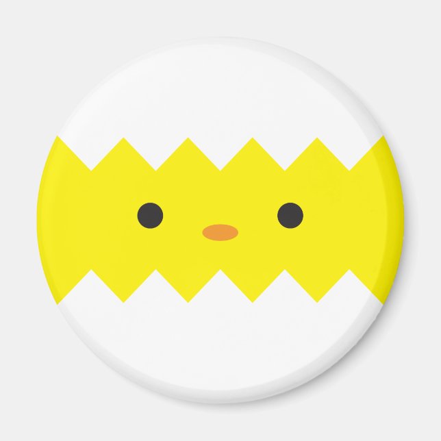 Kläckt Chick, kantstreck Magnet (Framsidan)