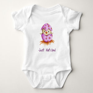Kläckt Rosa Lila Bird Hatching Girl T Shirt