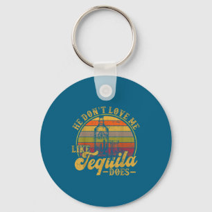 Kläd He Liknar Tequila Mexikansk Drickande Nyckelring