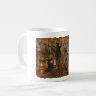 klåda Dekorera Halloween vardagsrum för mysigt Kaffemugg