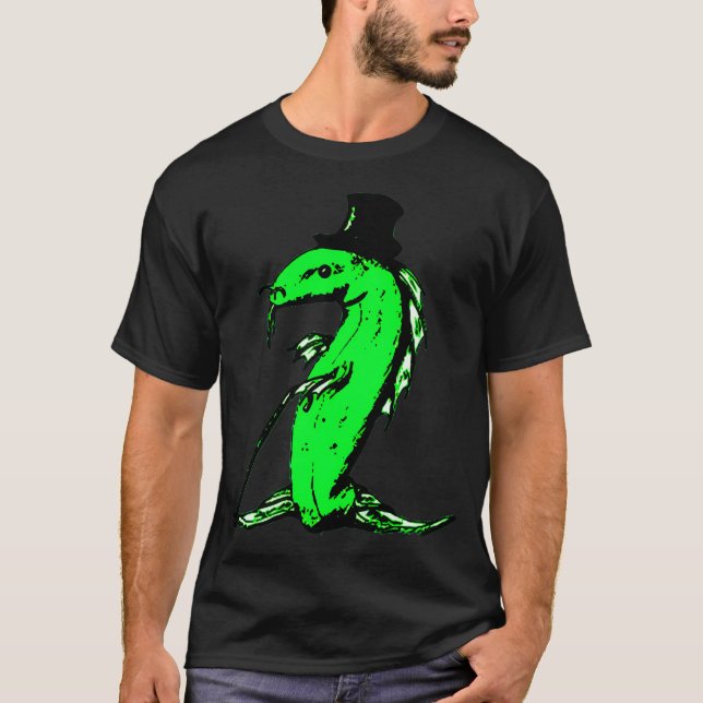 Klädd havskatt t shirt (Framsida)