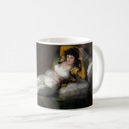 Klädd Maja (Elegant Vintage Finkonst) Kaffemugg