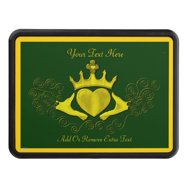 Kladdagh (Guld) Skydd För Dragkrok (Framsidan)