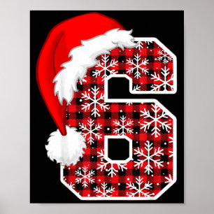 Kläddesign 6 7 Sex Sju Meme Jul Santa Hatt Jul Poster