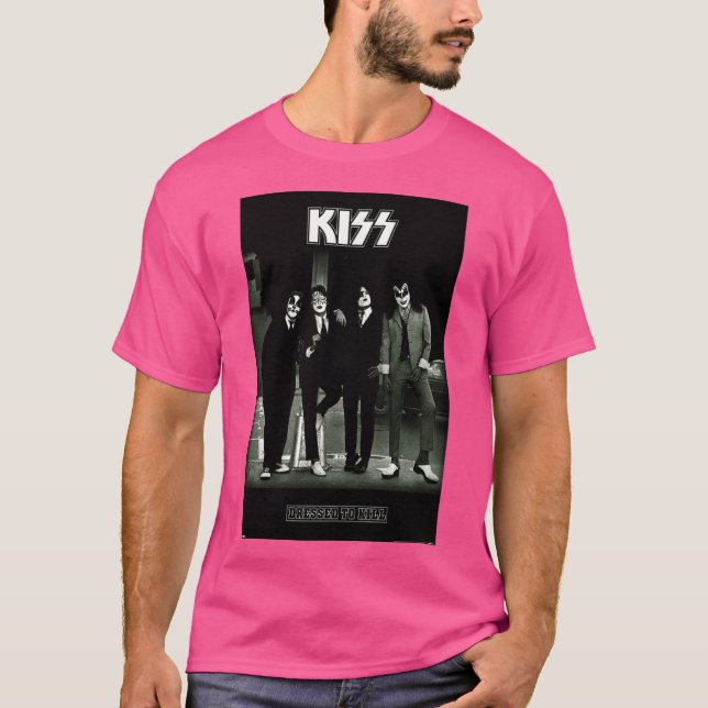 Kläddo Kyss pojke T Shirt (Framsida)