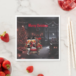 Kläddra i små mörkar. pappersservett