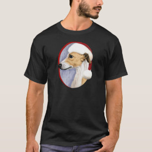 Kläddra Jultand Tan & White Santa Santa T-shirt
