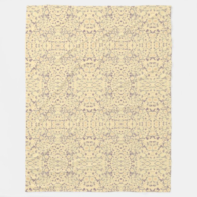 Kläddra med Lila Fleecefilt (Framsidan)