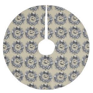 Kläddrisk andetag julgransmatta borstad polyester
