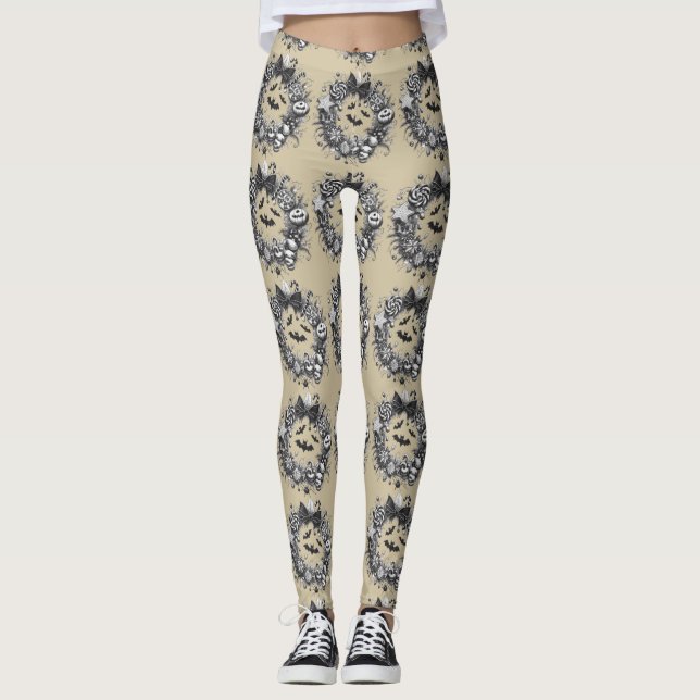 Kläddrisk andetag leggings (Framsida)
