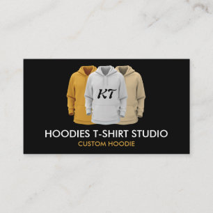Kläder Anpassningsbar Monogram Hoodies Visitkort