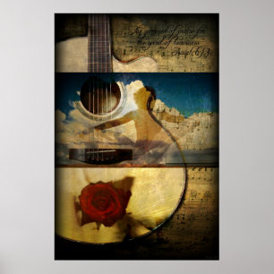 Kläder av marionett (Guitar-Poster) Poster