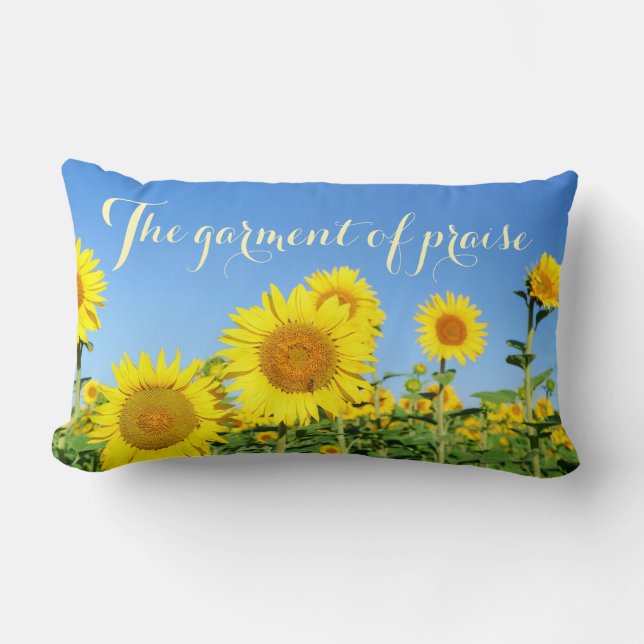 Kläder av Pising Isaiah 61:3 Bible Verse Pillow Lumbarkudde (Framsida)