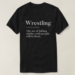Kläder av veck med kläder och människor t shirt