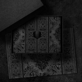 Kläder, blommande | Mörk Grått Fantasy Pentacle
