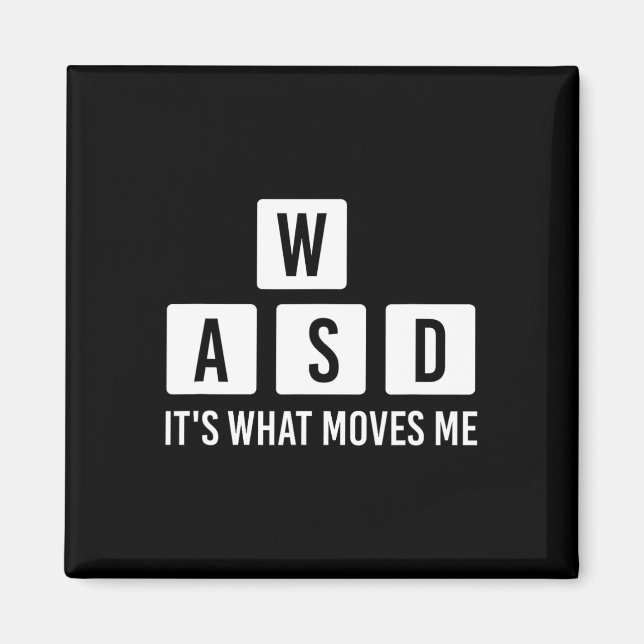 Kläder Dator Video Game Geek var som mov Magnet (Framsidan)