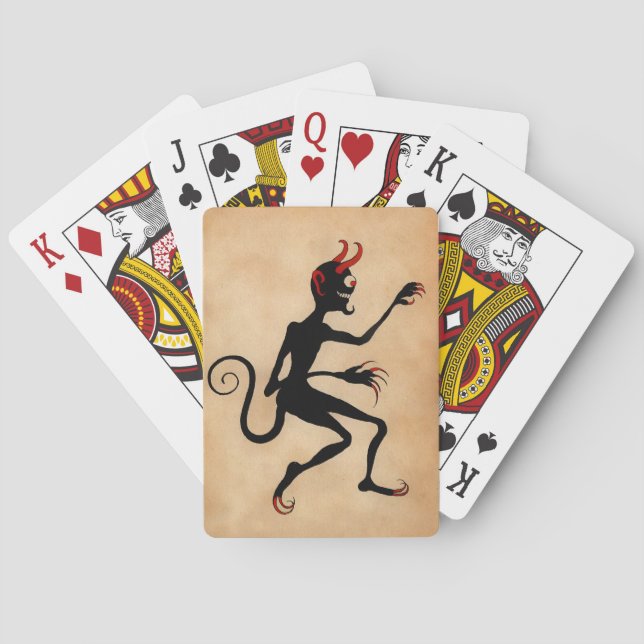 Kläder Djävulen Casinokort (Baksidan)