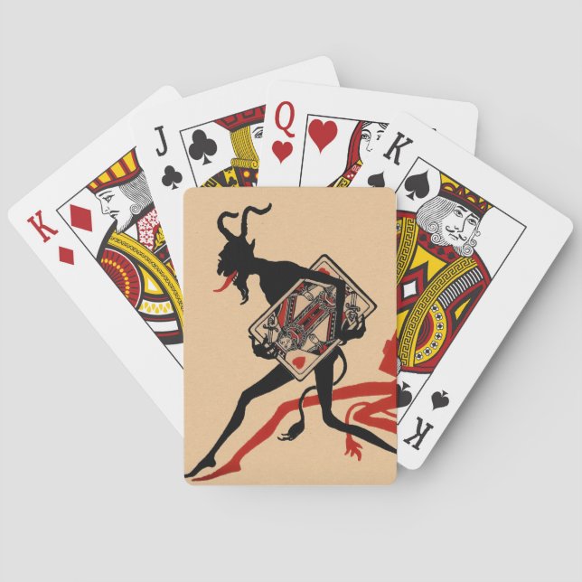 Kläder Djävulen Casinokort (Baksidan)