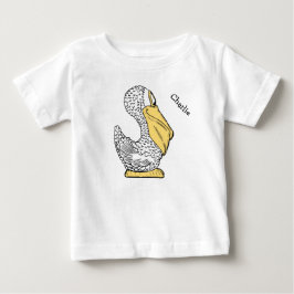 Kläder för egna namn i illustrationer av djur tee shirt
