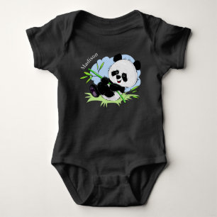 Kläder för kundnamn för Cute Panda T Shirt