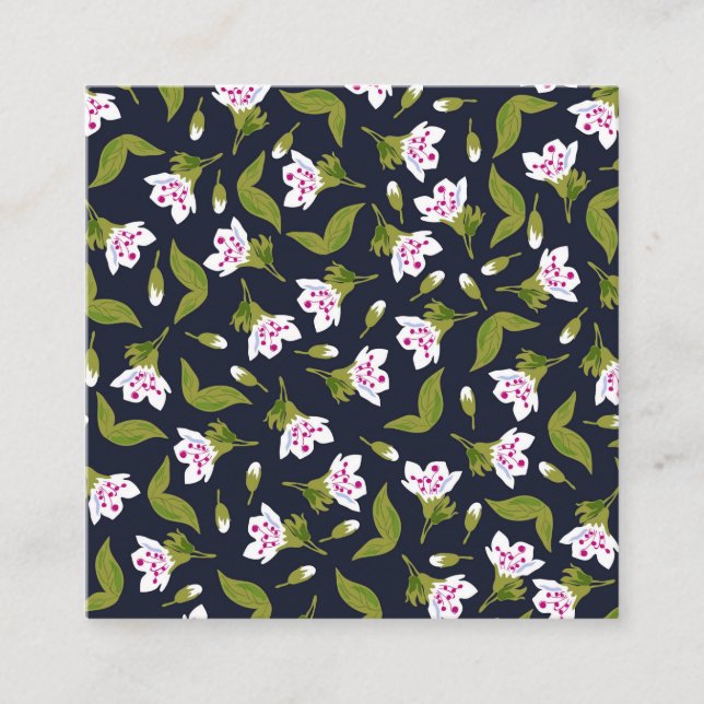 Kläder för kvinnor fyrkantigt visitkort (Framsida)