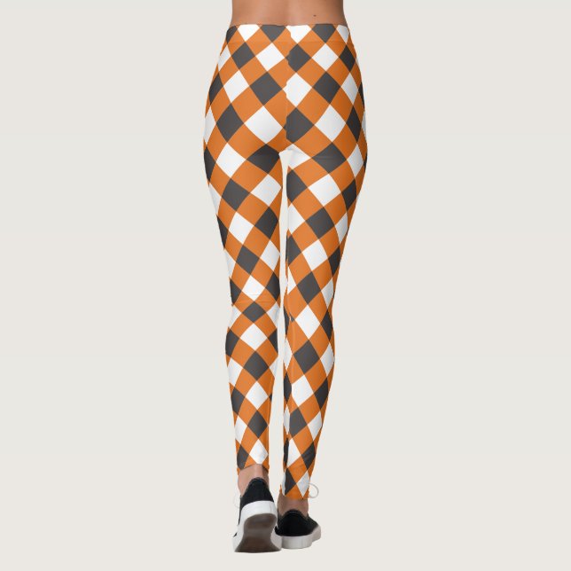 Kläder för kvinnor Sommarkläder, Gingham Leggings (Baksida)