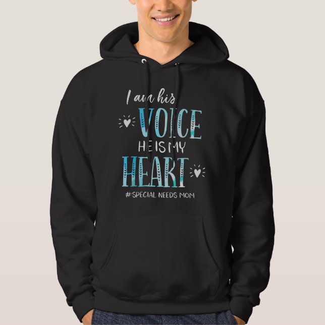 Kläder för mammor med särskilda behov Autism ADHD  Hoodie (Framsida)
